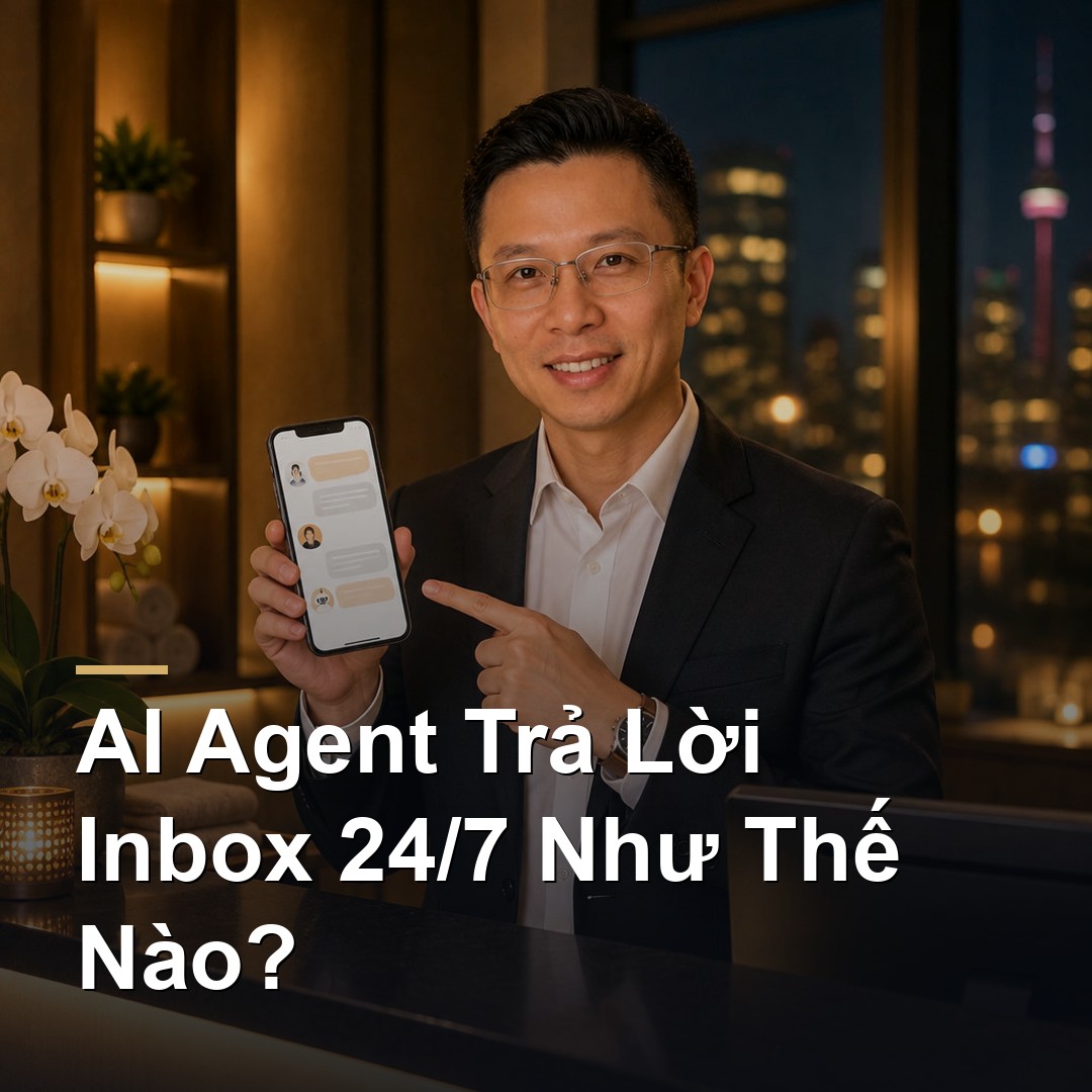 4.2: AI Agent trả lời inbox 24/7 thực sự hoạt động như thế nào?