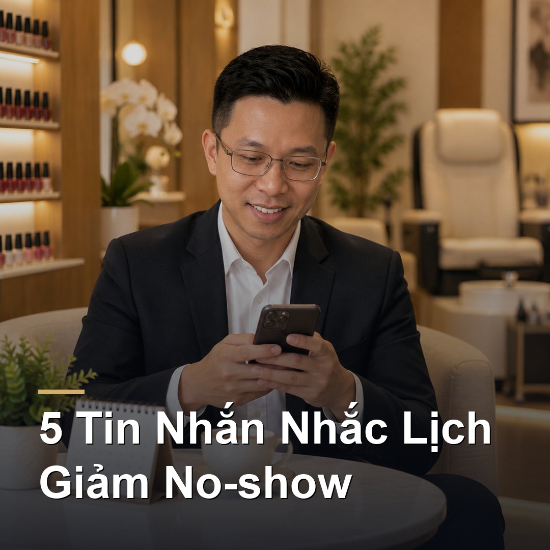 5.3: 5 tin nhắn nhắc lịch giúp giảm no-show mà không làm khách khó chịu